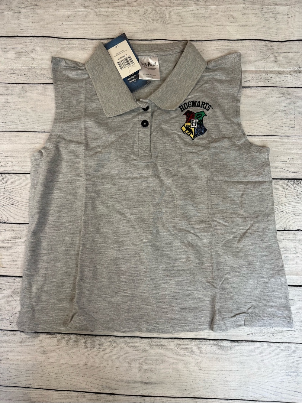 Harry Potter Hogwarts SLVLS Polo - Gray
